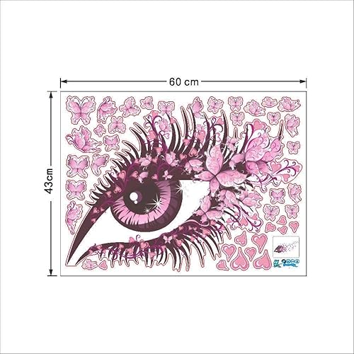 Miniatura 4 de BIBITIME Wall Sayings Quotes Life is Beautiful Butterflies - Calcomanía de vinilo para niñas, dormitorio, peluquería, tienda