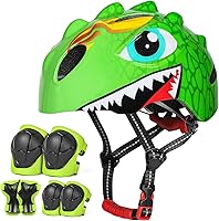 Vista 1 de VICTGOAL Casco de bicicleta para niños pequeños, ligero 3D, casco de bicicleta para niños y niñas de 3 a 8 años para múltiples deportes scooter