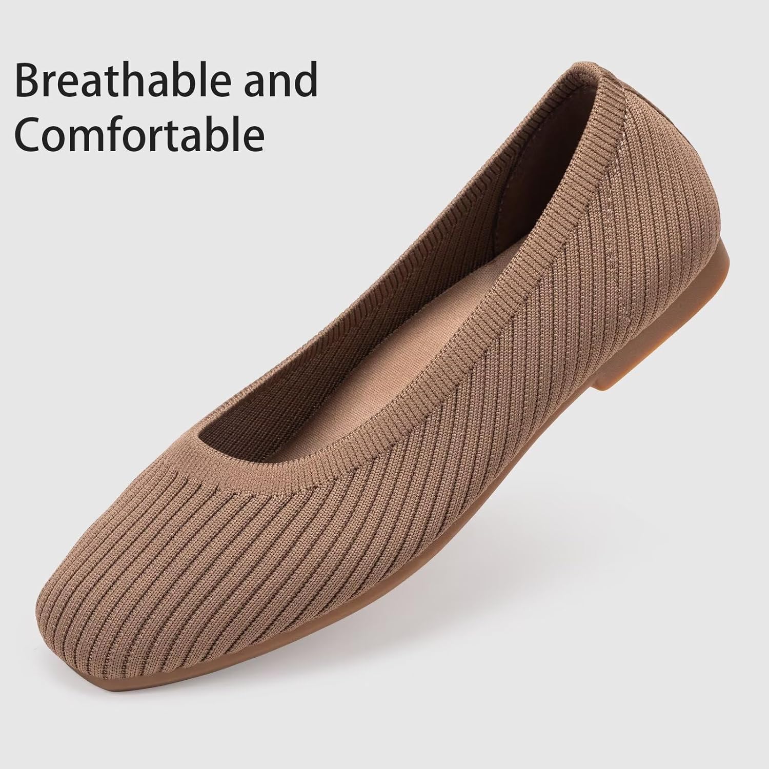 Frank Mully Women's Flats Square Toe Flats Comfortable Slip on Washable Ballet Flats Shoes for Women Dressy Work - Image 4