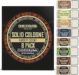Viking Revolution 8 Pack Solid Cologne for Men