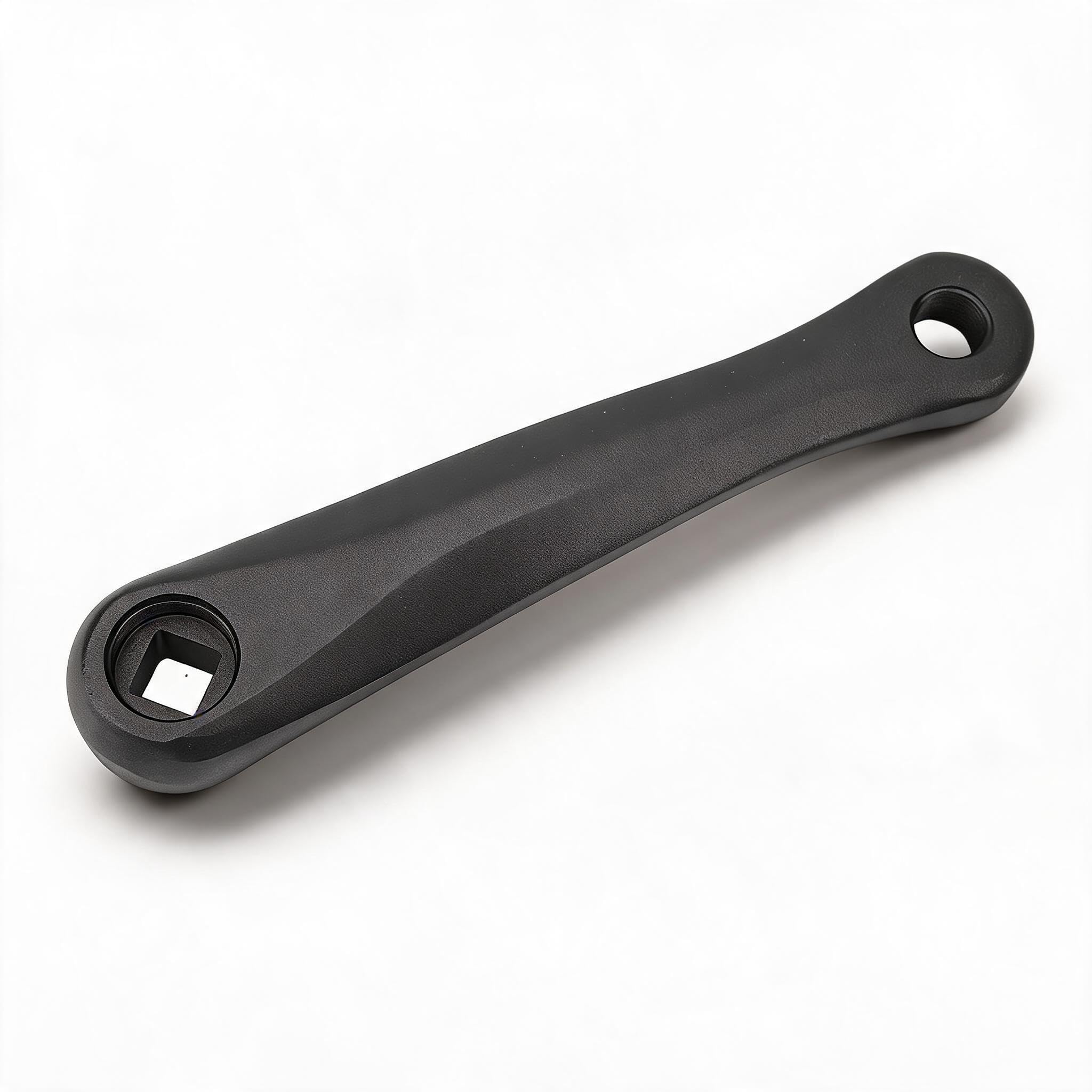 Ramię Korby Rowerowej Lewe, 152mm Zestaw Ramienia Korby ze Stopu Aluminium, Wymiana Nogi Korby Pedału na Rower Górski, Rower Szosowy, Diamentowy Otwór