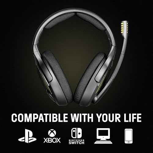 Miniatura 4 de DROP + Sennheiser PC38X audífonos para videojuegos, micrófono con cancelación de ruido, con diseño circumaural, abiertos, almohadillas de velvetón,