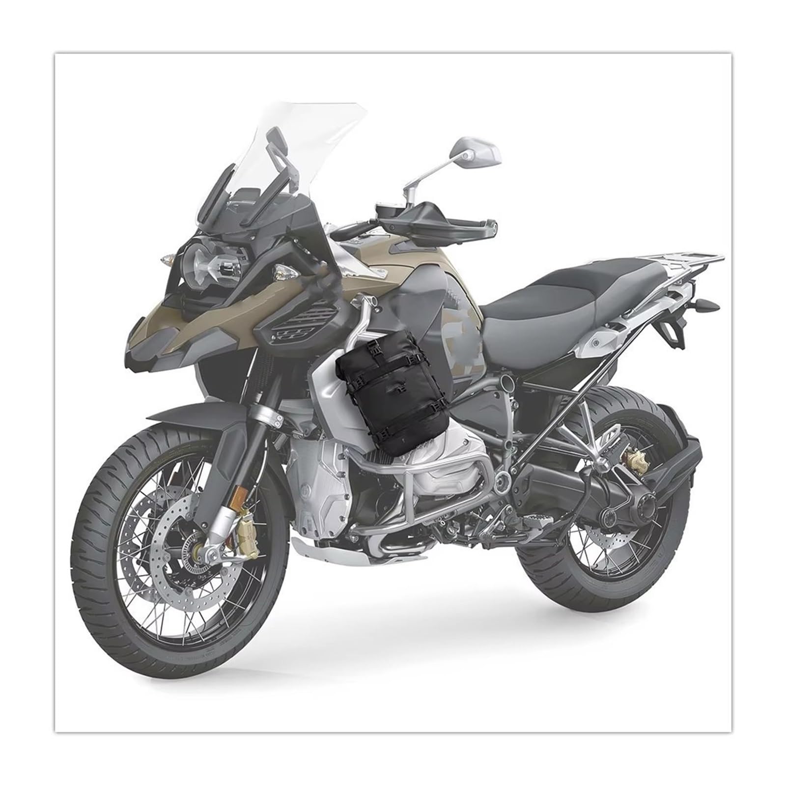 Per ADV 6L Serbatoio Impermeabile Moto Sedile Portatile Sella Motore Valigia Borsa Paraurti Borse Da Sella Per Moto(6L-Green)
