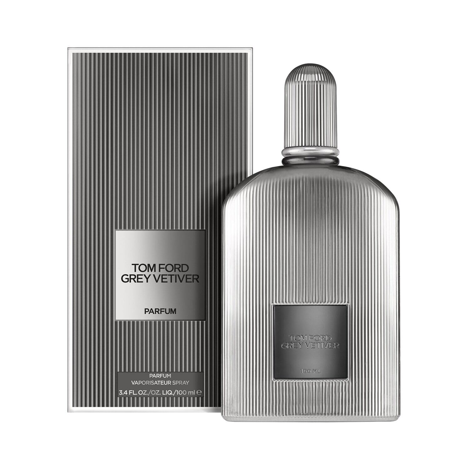 Tom Ford Grey Vetiver Parfum Spray for Men, 3.4 Ounce