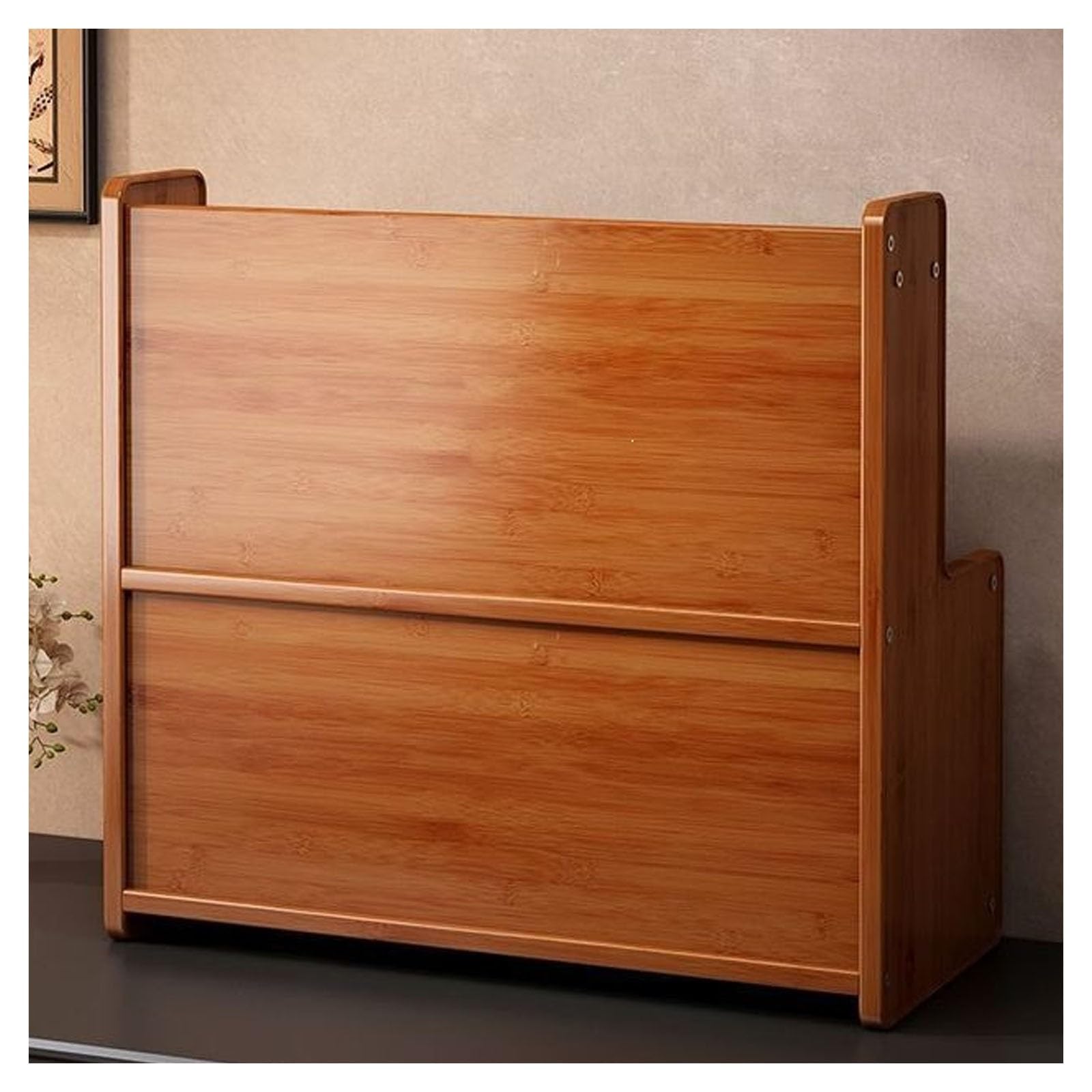 Panera de bambú, contenedor de almacenamiento, organizador de cocina