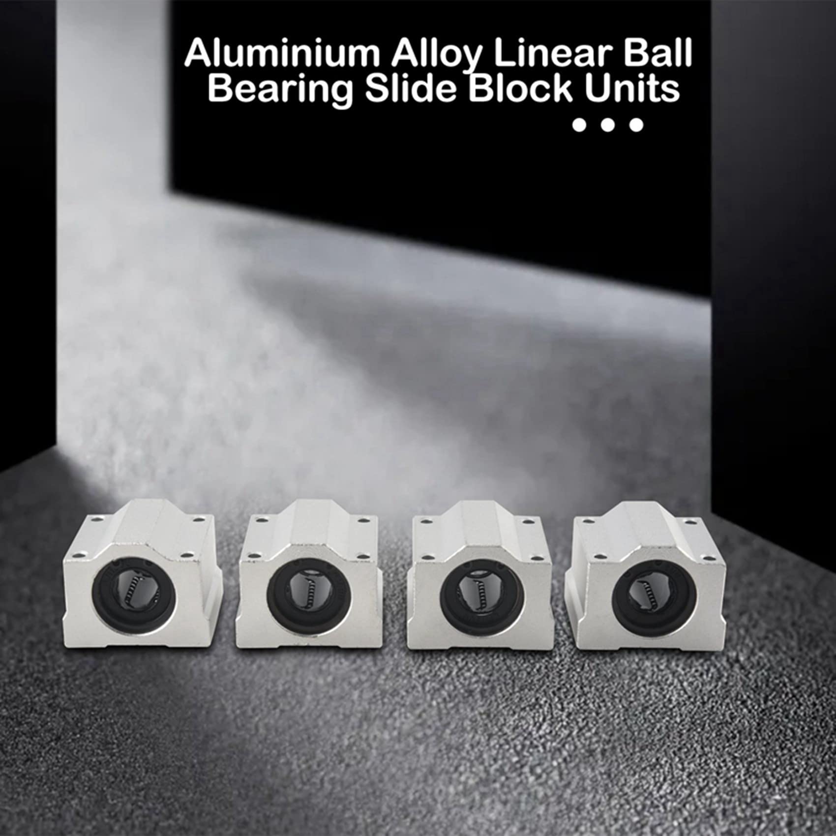 UrbanNest UnitéS de Bloc de GlissièRe à Roulement à Billes LinéAire, DiamèTre D'AléSage de 16 Mm (Paquet de 4 SCS16UU)