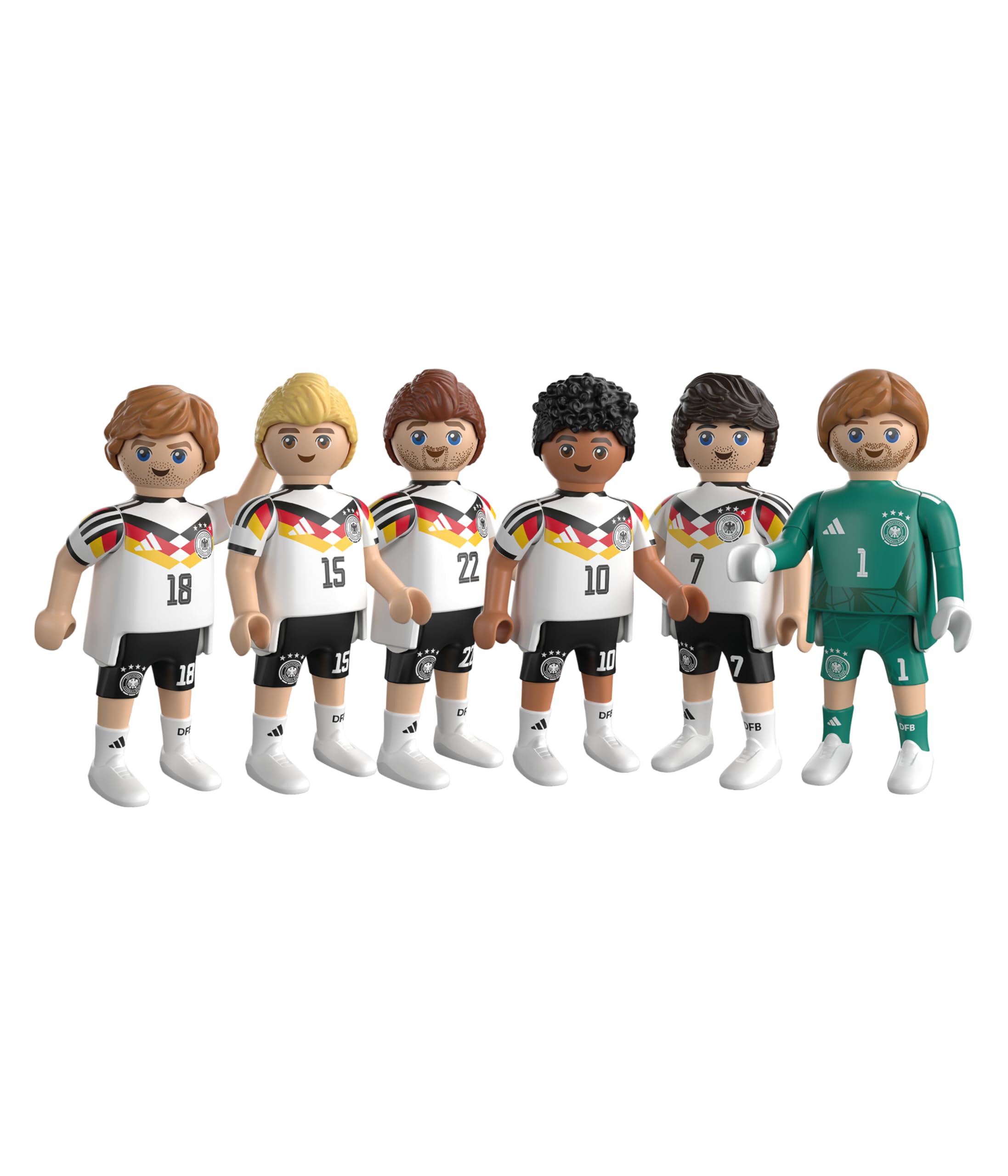 PLAYMOBIL DFB 210450 - Jeu de Joueurs 2 - Figurines de Football