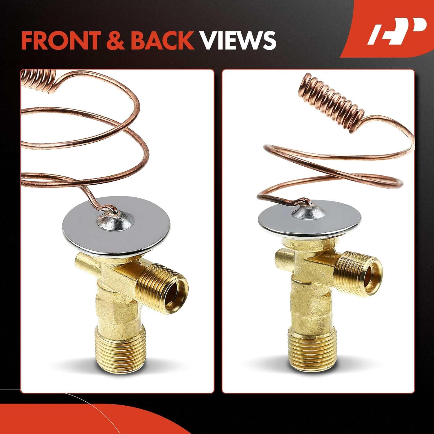 A-Premium AC Expansion Valve Compatible with Ford E-350 Super Duty/F-250/F-350/F-150/E-150/E-250 & Chevrolet Malibu/Camaro/Impala/Blazer & Honda Civic/Accord & GMC K1500/K2500/Jimmy/R2500