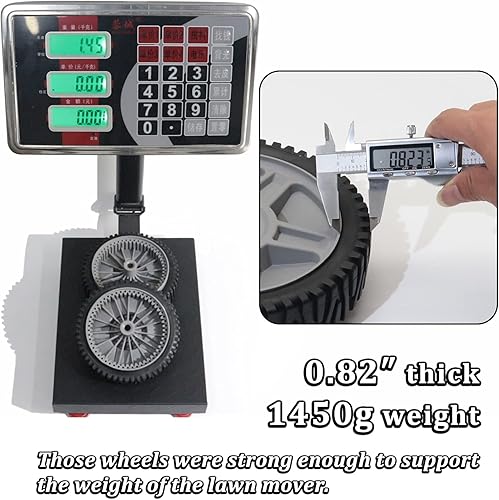 Miniatura 13 de CheeMuii 734-04018 Rueda de Cortacésped 2 Piezas Rueda Delantera de Cortacésped de Empuje de 8" de Repuesto para Troy Bilt TB240 734-04018B