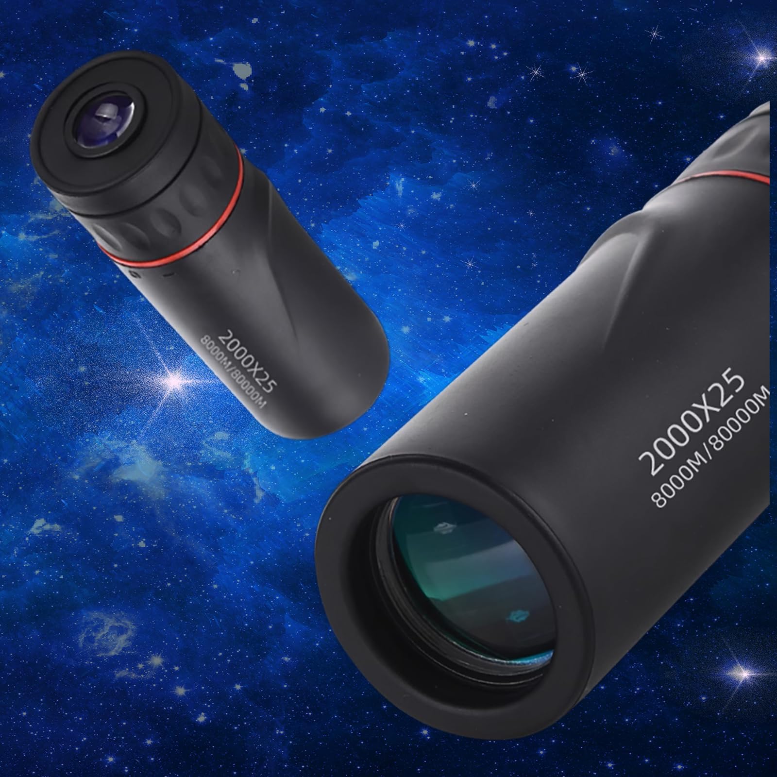 YEA Adulte monoculaire 12x50 zoom HD puissant monoculaire étanche avec