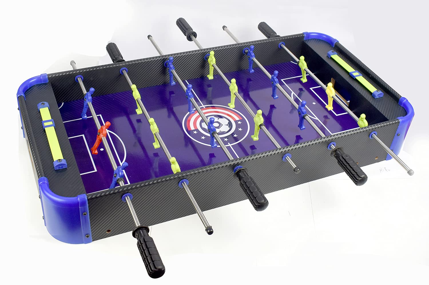 itoys Football Foosball Tabletop Game, 6 Rows Fun Table, Indoor & Outdoor Table Soccer Game for Kids, Teens, & Adults (Big)