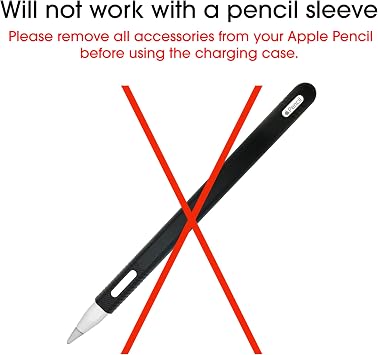 TechMatte Charging Case Compatible with Apple Pencil 2nd Generation Only