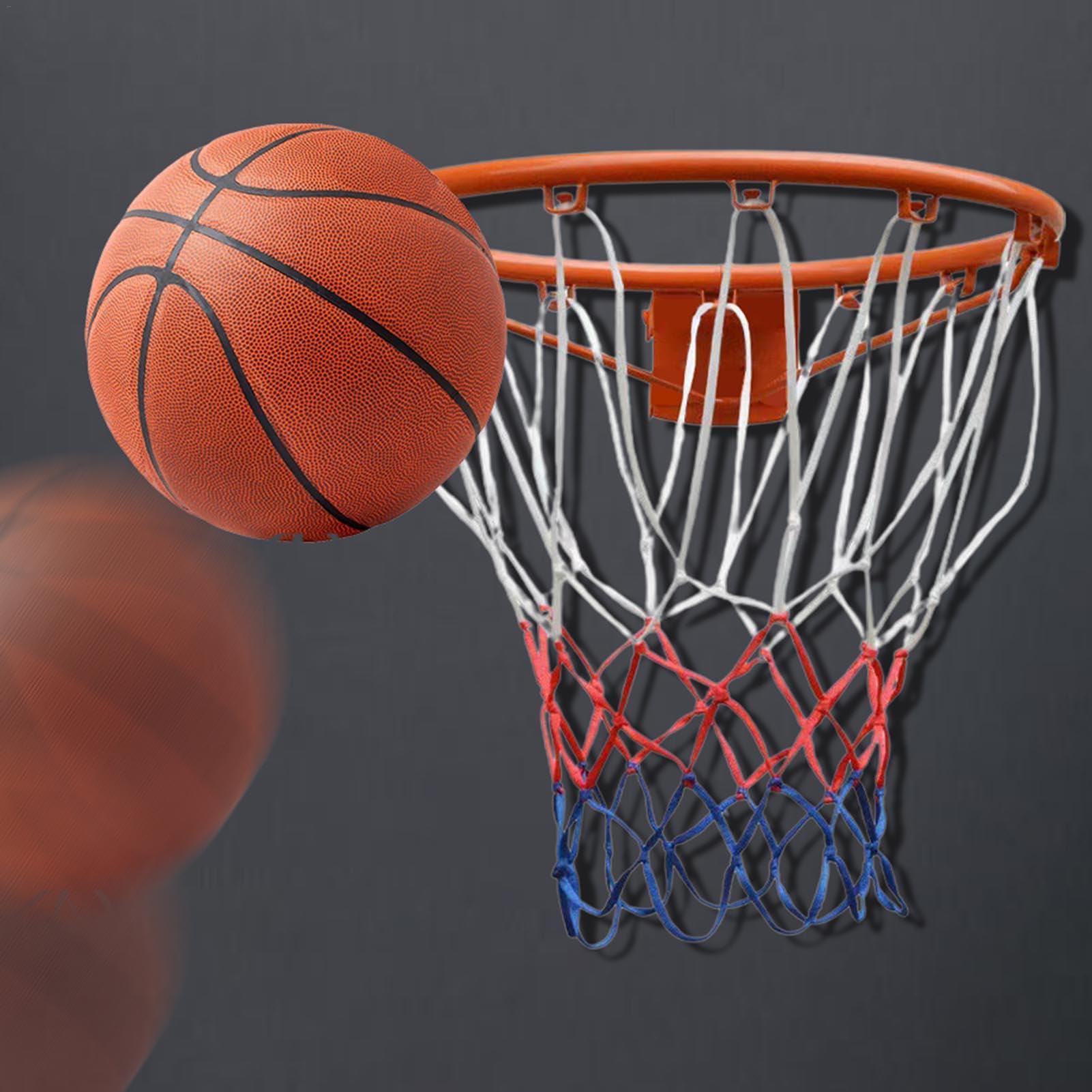 Basketballkorb für Erwachsene, Basketballkorb aus Stahl | Vielseitiger Basketballkorb aus Stahl | Verdicktes und benutzerfreundliches Basketballzubehör, stabiler Basketballreifen für
