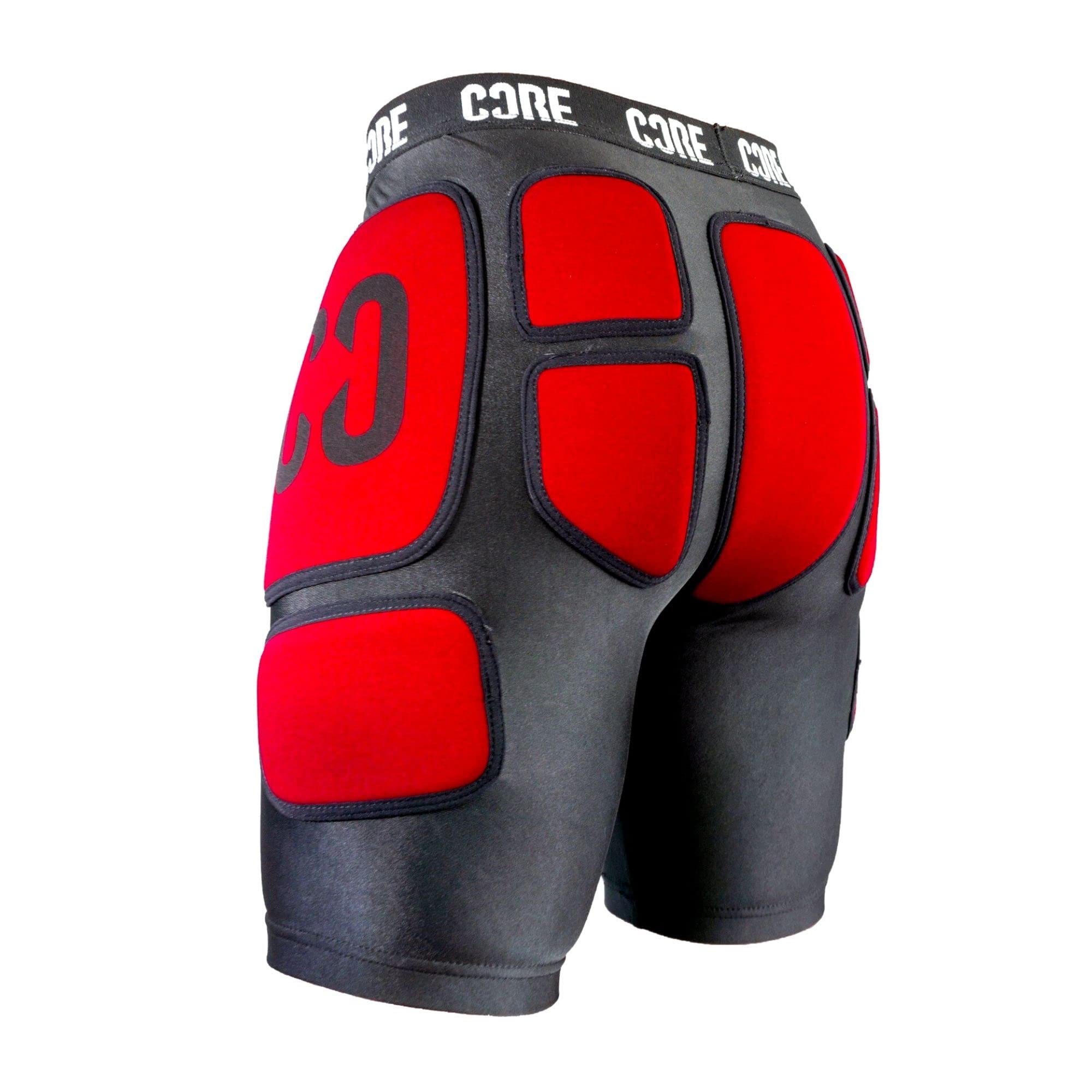 CoreProtection Stealth Impact Protective Shorts Hip Pads for Action Sports, Bike Shorts, Butt Pads, Chamois Butt’r, Coccyx Shield Ski/Skate/Scooter/BMX/Cycling Shorts