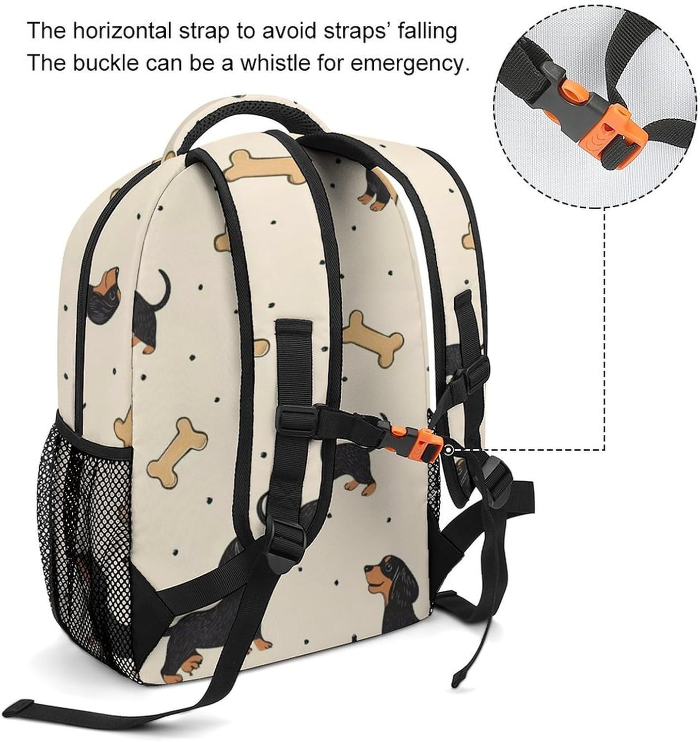 Dachshund Weiner Dog Laptop Backpack Lightweight Travel Daypack Shoulder Bag for Men Women