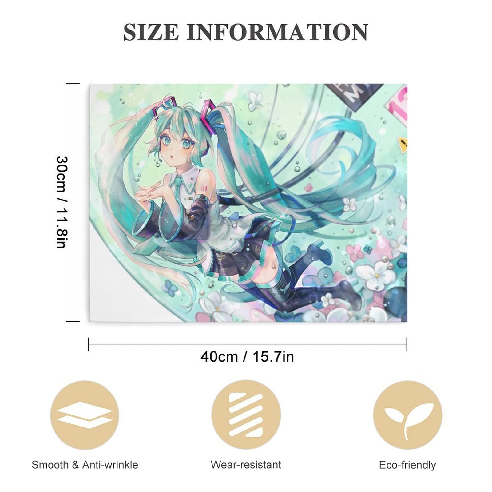 Amazon.co.jp: 初音ミク 掛け絵 ポスター アートパネル 壁掛け 飾り絵