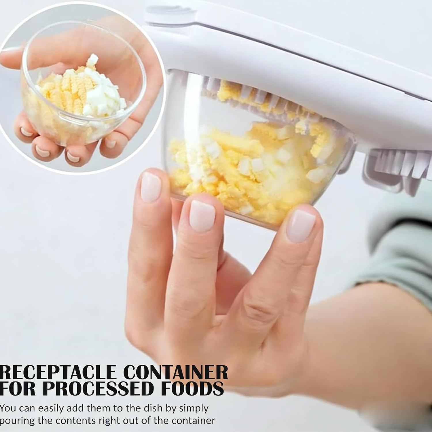 3 Way Egg Slicer for Hard Boiled Eggs, Heavy Duty Stainless Steel Egg Cutter with 3 Slicing Modes, Stainless Stee Multi-Function Egg Cutter with Dicing, Wedge & Slicing Modes for Kitchen (2B)