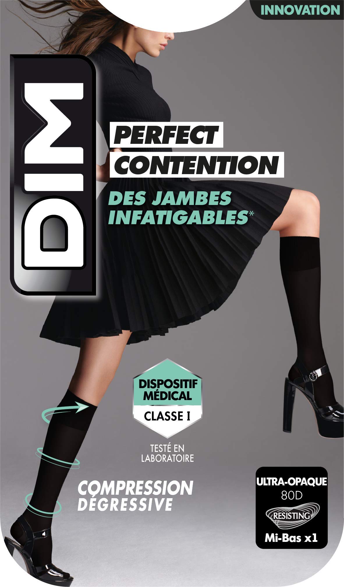 Dim Minimedias Perfect Contention Transparent Mujer x1