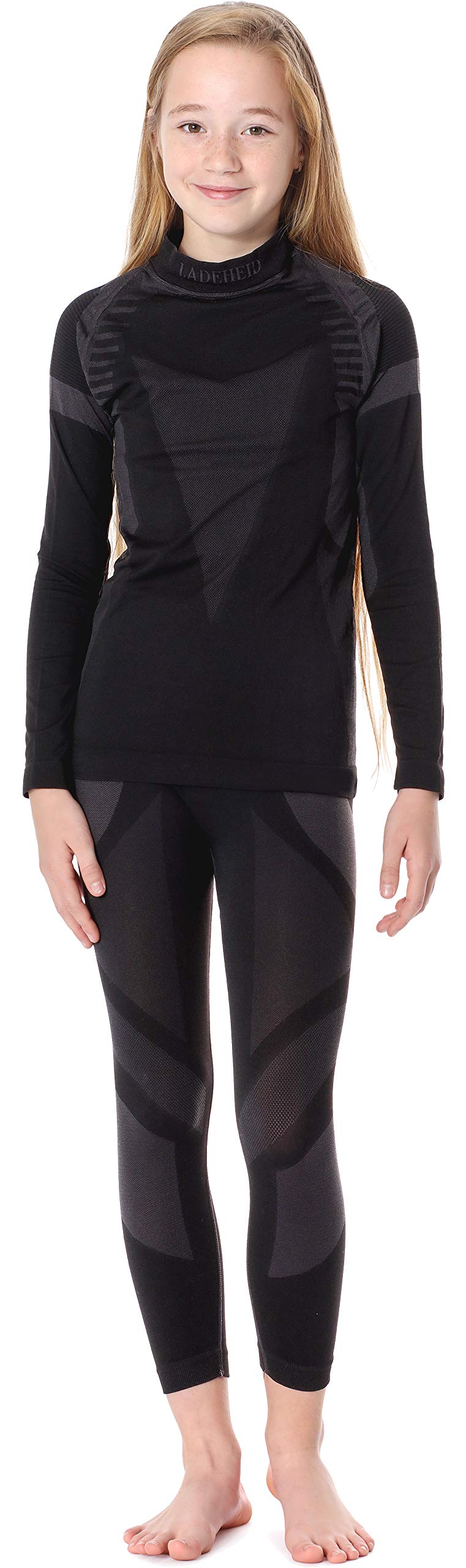 Ladeheid Conjunto Térmico Camiseta Mangas Largas y Calzoncillos Largos Unisexo Niños LASS0005