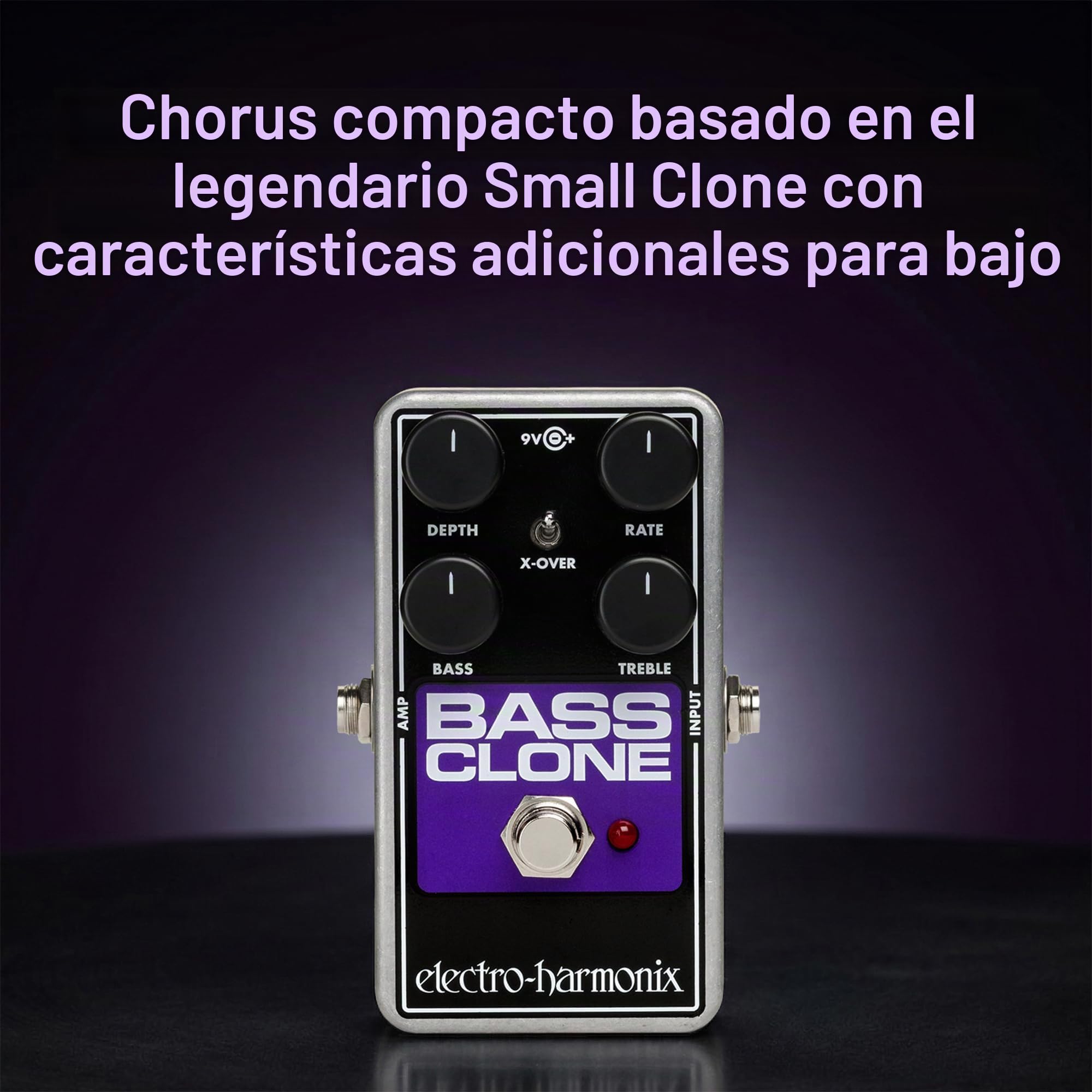 Electro Harmonix 665243 efecto de bajo eléctrico con sintetizador Filtro Bass Clone Chorus