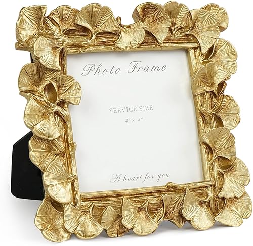 Miniatura 38 de Cuspin Marco de fotos de 5 x 7 pulgadas, marcos negros y dorados, marco de fotos de resina con textura ornamentada vintage hecha a mano con parte