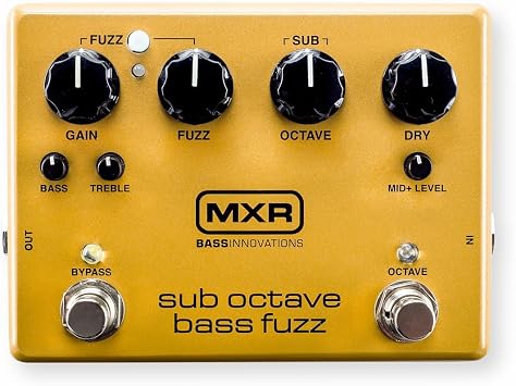 MXR Effector M287 Sub Octave Bass Fuzz Sub Octave Bass Fuzz