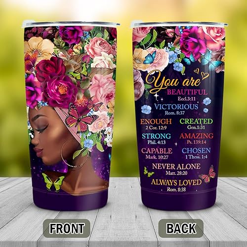 Miniatura 9 de winorax Queen of The Camper - Vaso de café con tapa de acero inoxidable de 20 onzas, regalo para campistas, mujeres, de marido, novio, hermanas,