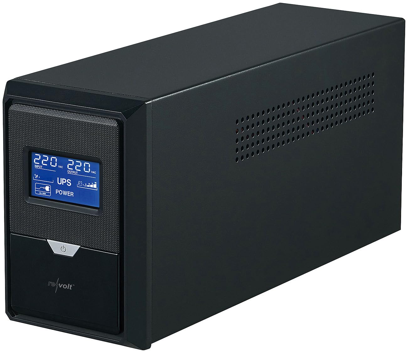 revolt USV-Akku: Unterbrechungsfreie Stromversorgung 800 VA, 480 W, 2X 230-V-Ausgang (Steckdosenleiste mit Akku, Steckdosen USV)