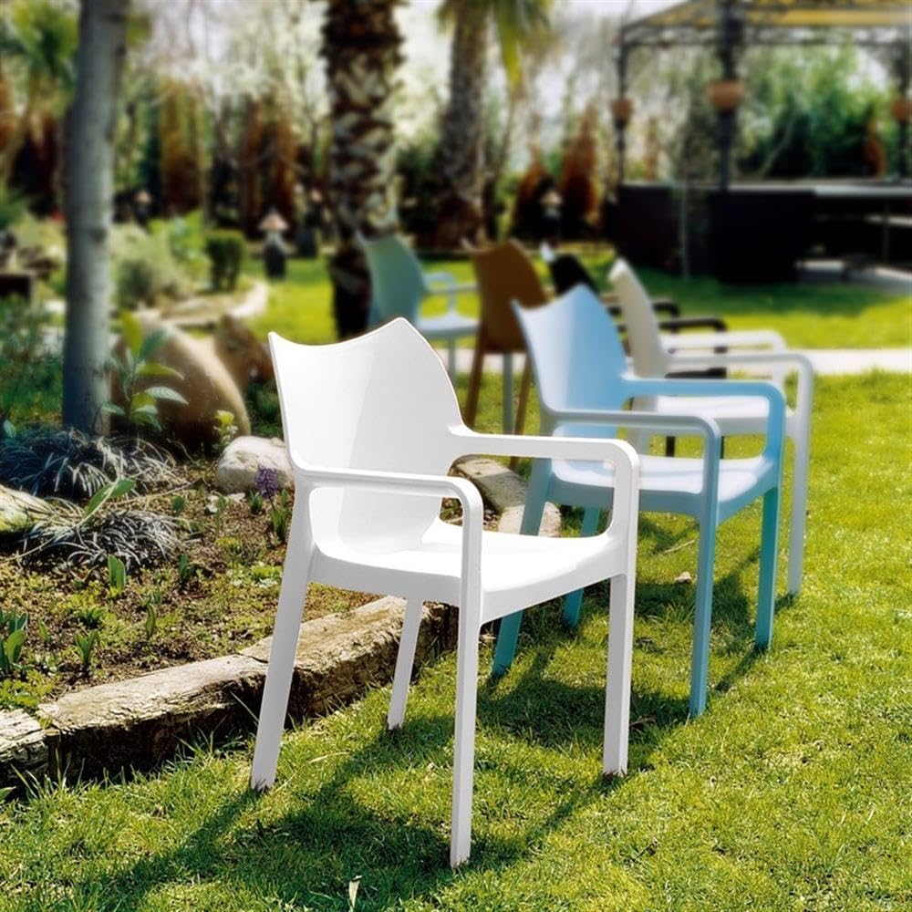 resin plastic outdoor dining chair