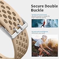 Vista 4 de Getino Compatible con Fitbit Charge 5 Bandas/Charge 6 Bandas para Mujer y Hombre, Correa Deportiva de Repuesto Ajustable y Transpirable para Fitbit