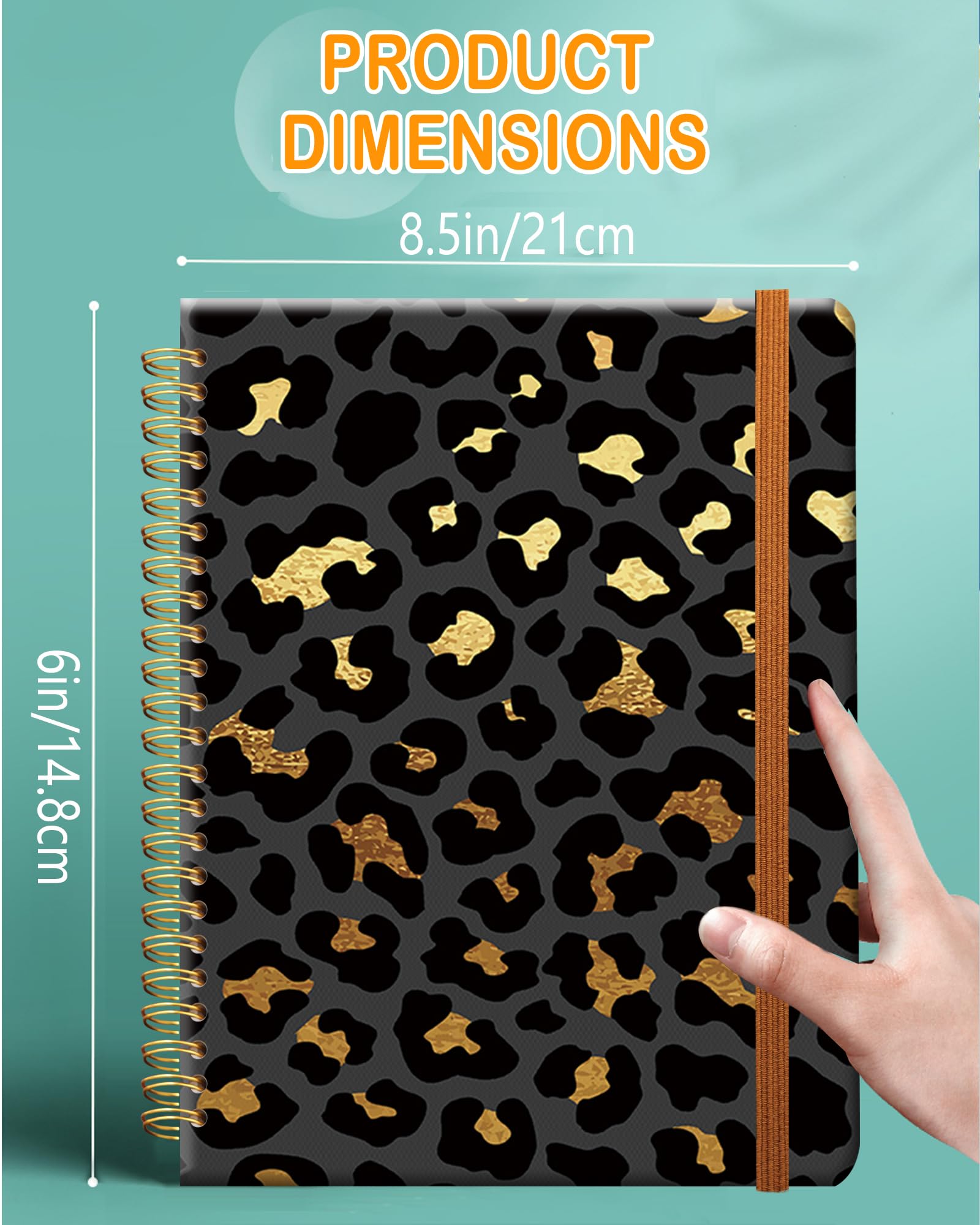 Hardcover Ruled Journal For School Office College Writing A5 Spiral ...