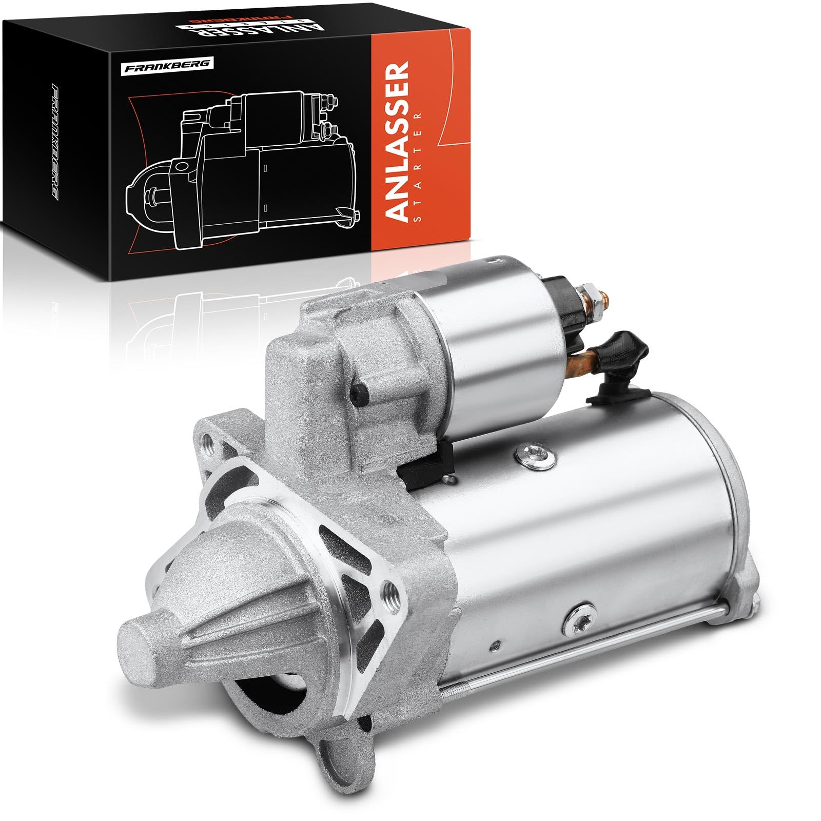 Frankberg Motor de arranque para automóvil Diesel 2 KW/12 V/10 dientes