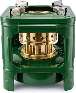 Kerosene Stove, Camping Picnic Stove, Portable Camping Diesel Alcohol Stove for Outdoor Cooking Emergency Heating Hiking Picnic Survival Gear