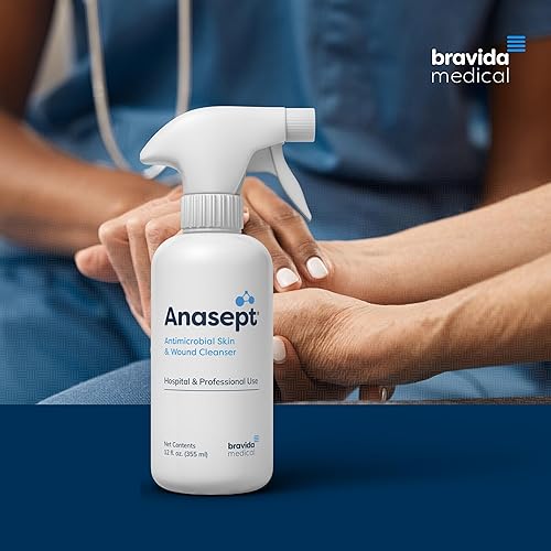 Miniatura 6 de Anasept -Limpiador de piel y heridas, botella de 12 onzas con rociador de dedos, aerosol para heridas, enjuague estéril, spray curativo para uso