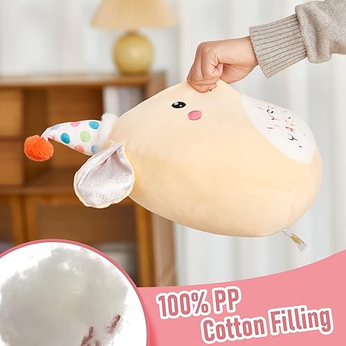 Miniatura 2 de BSTAOFY Almohada de felpa suave de 14 pulgadas para cachorros, de peluche, regalo de cumpleaños para niñas, niños, bebés y niños