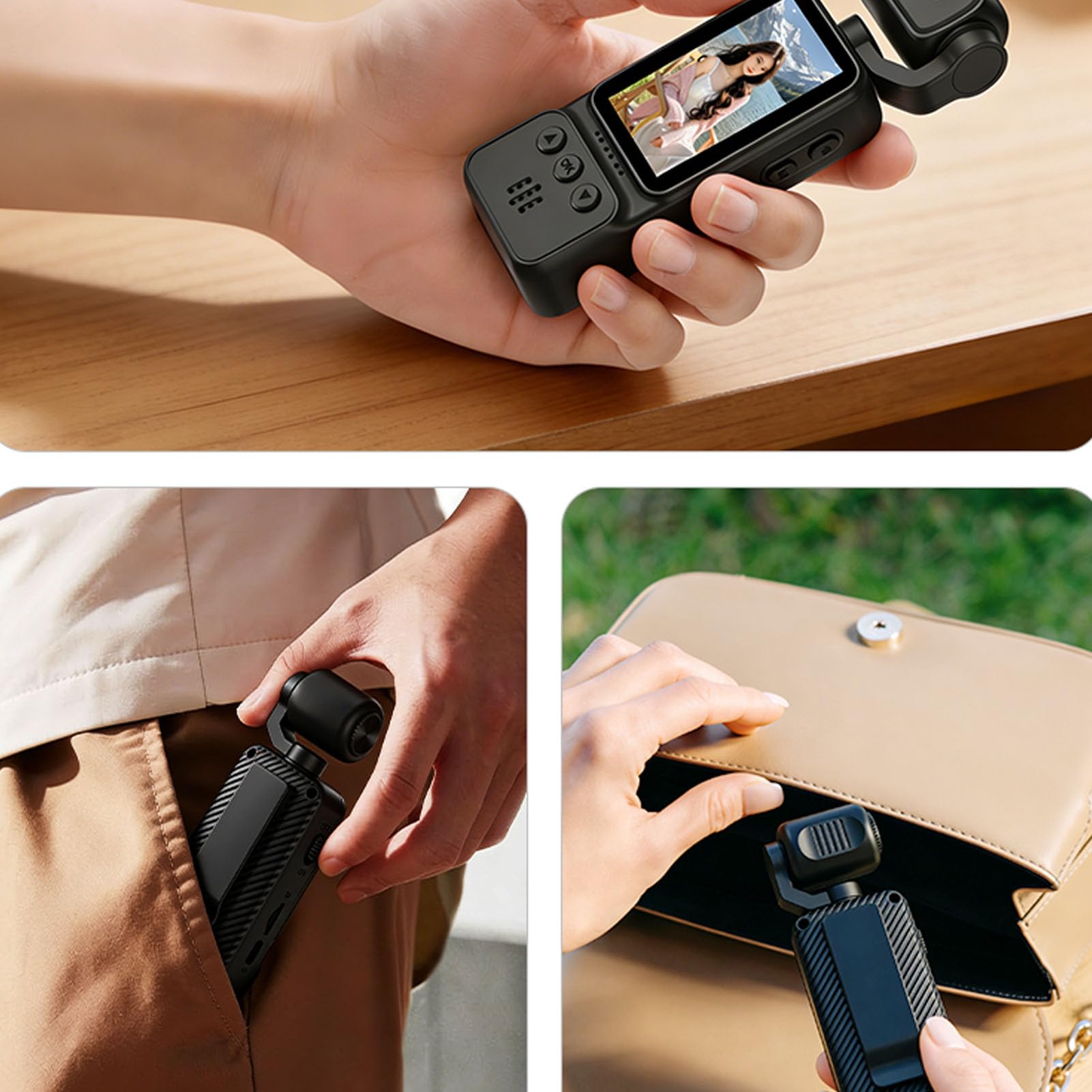 SUNGOOYUE Action Camera, Videocamera POV Portatile 2K