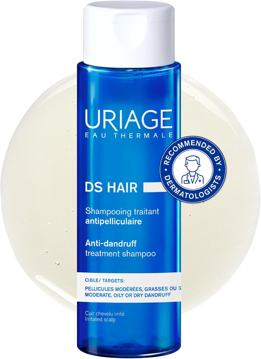 Uriage DS Hair Shampooing Traitant Antipelliculaire 200ml, soin cheveux flacon de 200 ml