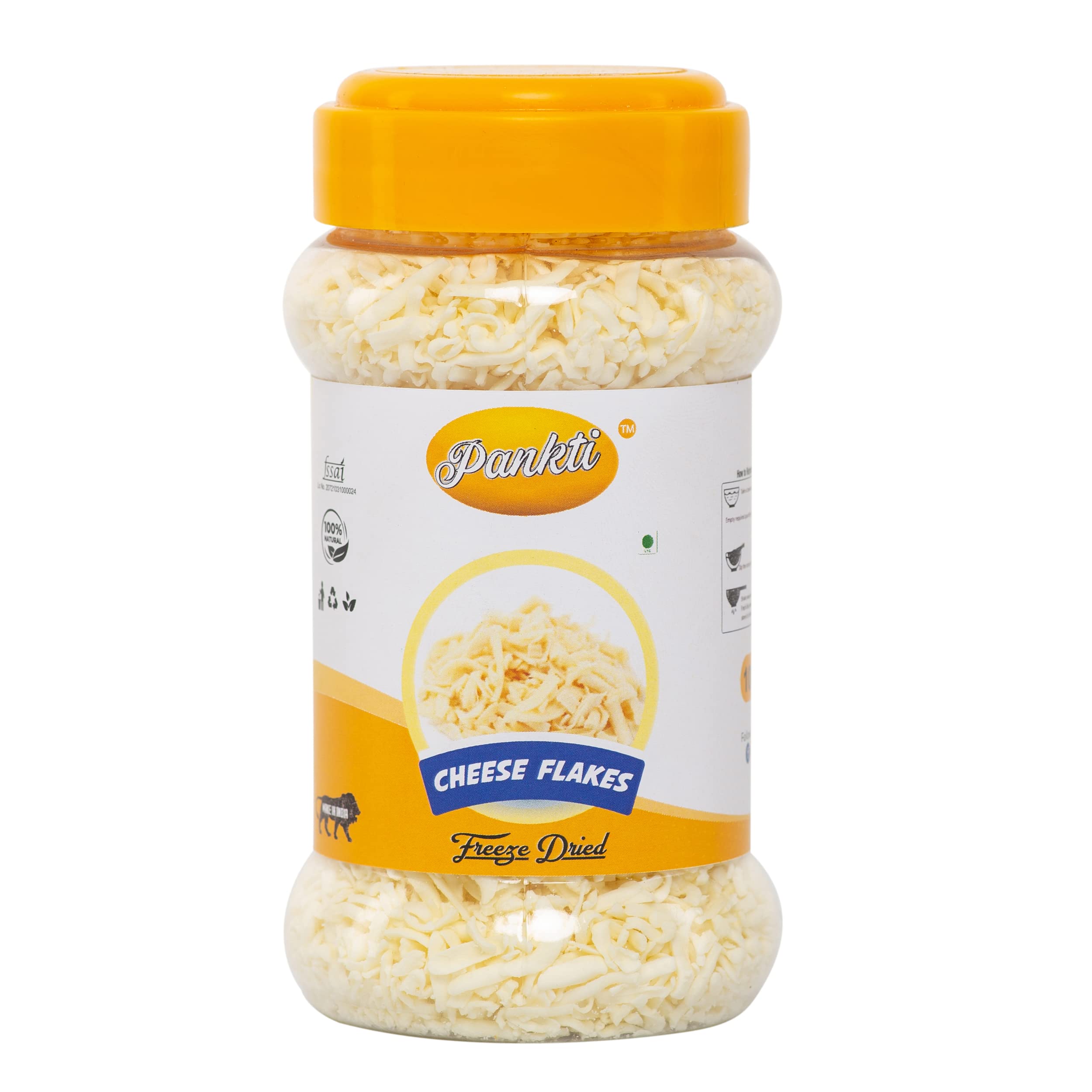 Pankti Freeze Dried Cheese Flakes (Grated Cheese) (100gm) (B09B5KCFB6) Amazon Price History, Amazon Price Tracker
