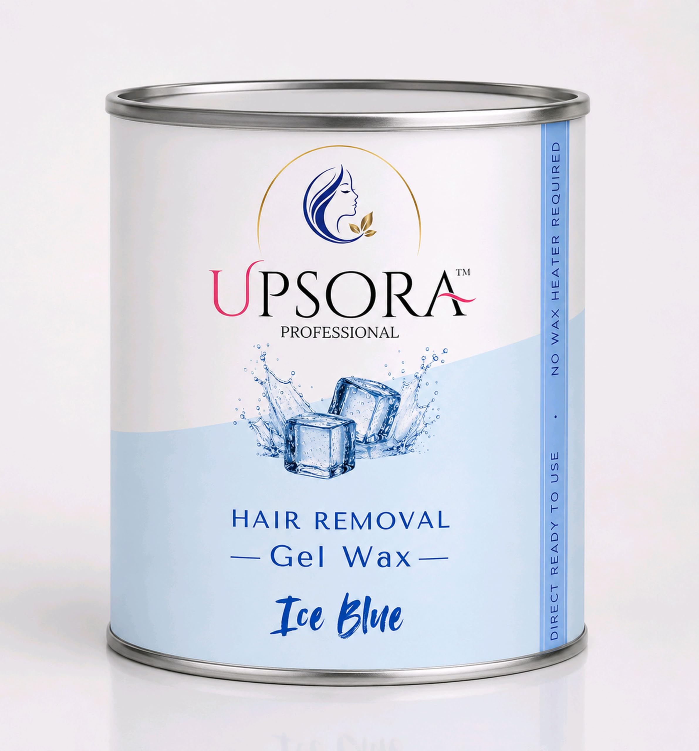 Upsora Hair Removal Gel Wax 800g Ice Blue - Image 1