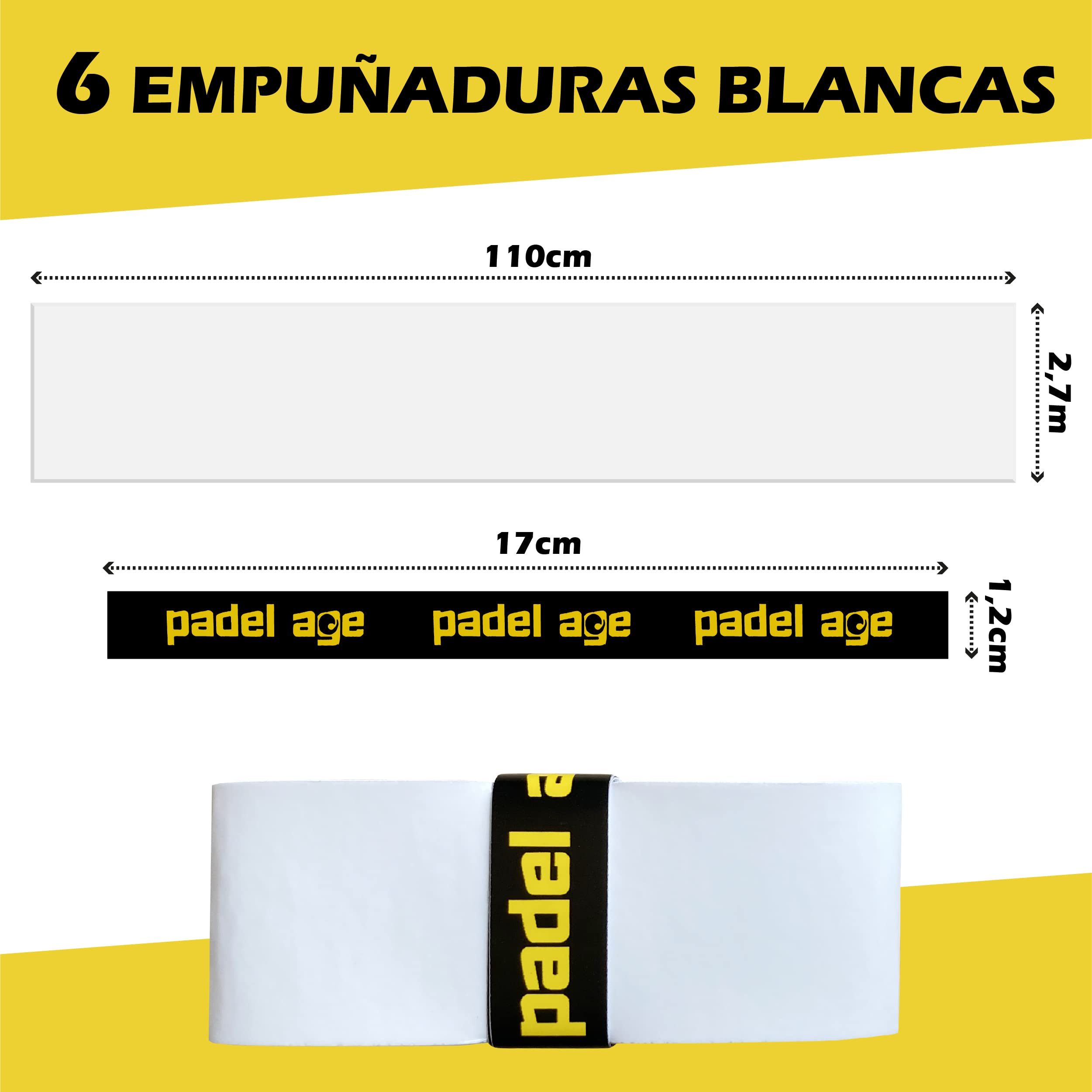 G-Lueck Surgrips De Tennis - Lot De 27 - Adhérence Power Touch Pour Padel, Squash, Badminton