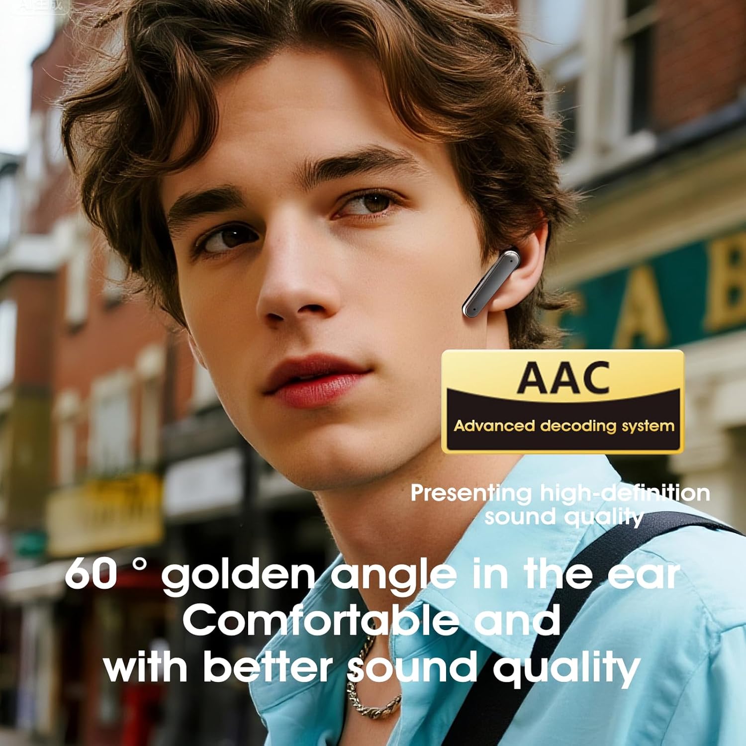 Wireless Earbuds, ENC Noise Cancelling Ear Buds with Bass Stereo Sound, 50H Playtime for Sports & Working, Bluetooth 5.3 Headphones - Image 8