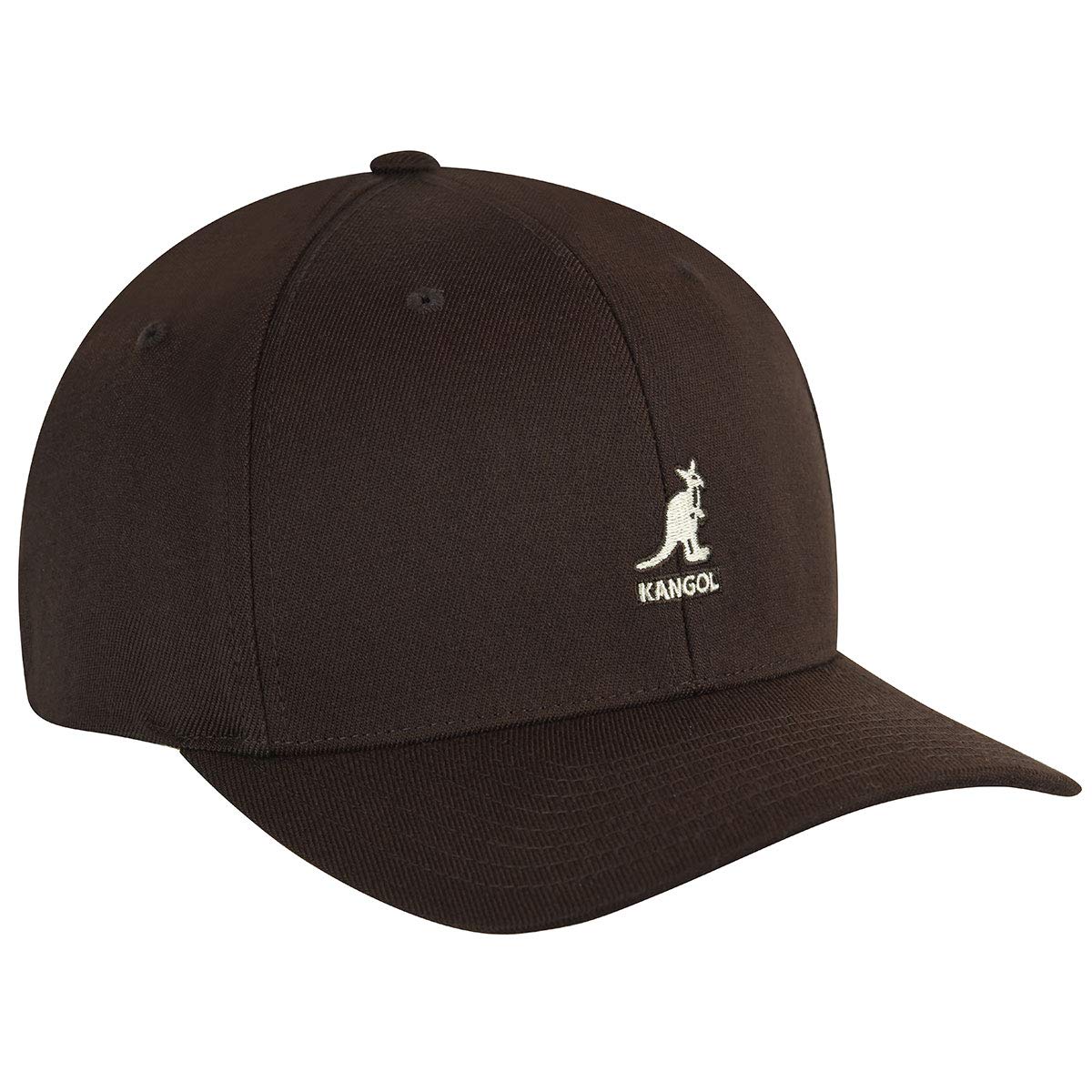 Kangol Czapka Wool Flexfit - w pelni zabudowana basecap z daszkiem wełniana Zamknięte tyłu, daszkiem, wiosna-lato