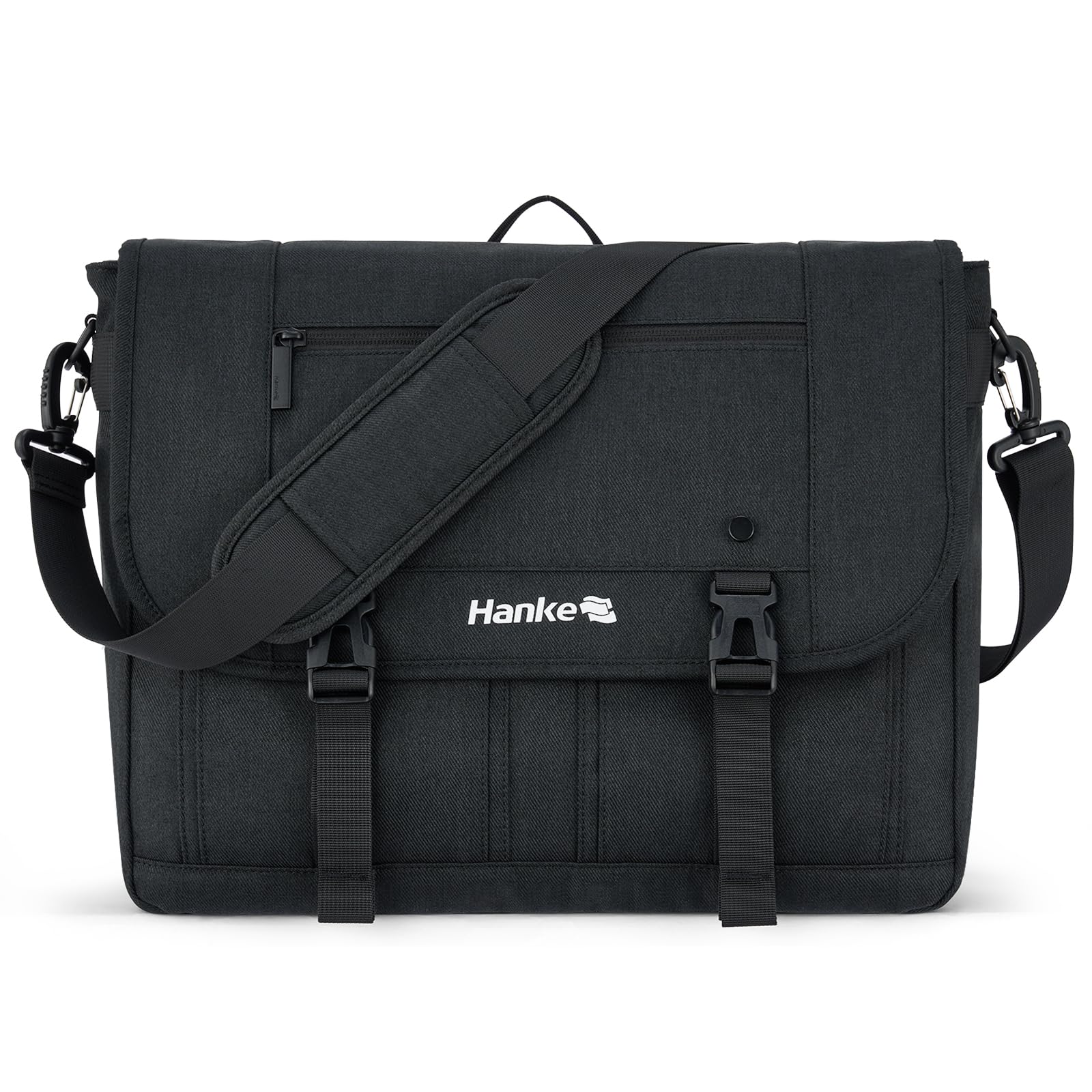 Hanke 15 6 Inch Laptop Messenger Bag for Men Women Large Crossbody Satchel Work Bag