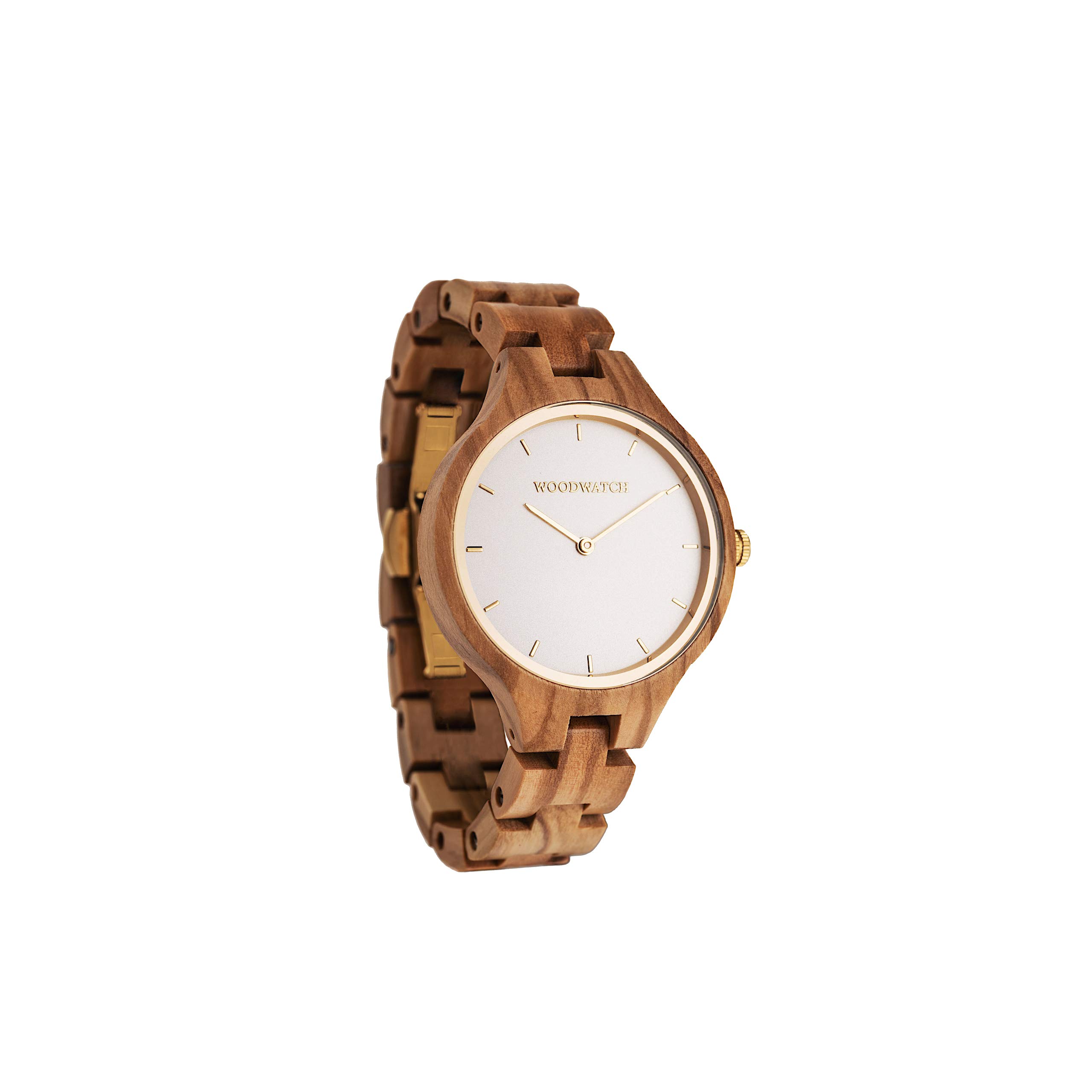 WoodWatch Nordic Sun | Drewniany zegarek na rękę dla kobiet – drewniany damski zegarek na rękę | Wood Watch for Woman | produkt przyjazny dla środowiska, 1 drzewo na każdy zegarek, Pasek