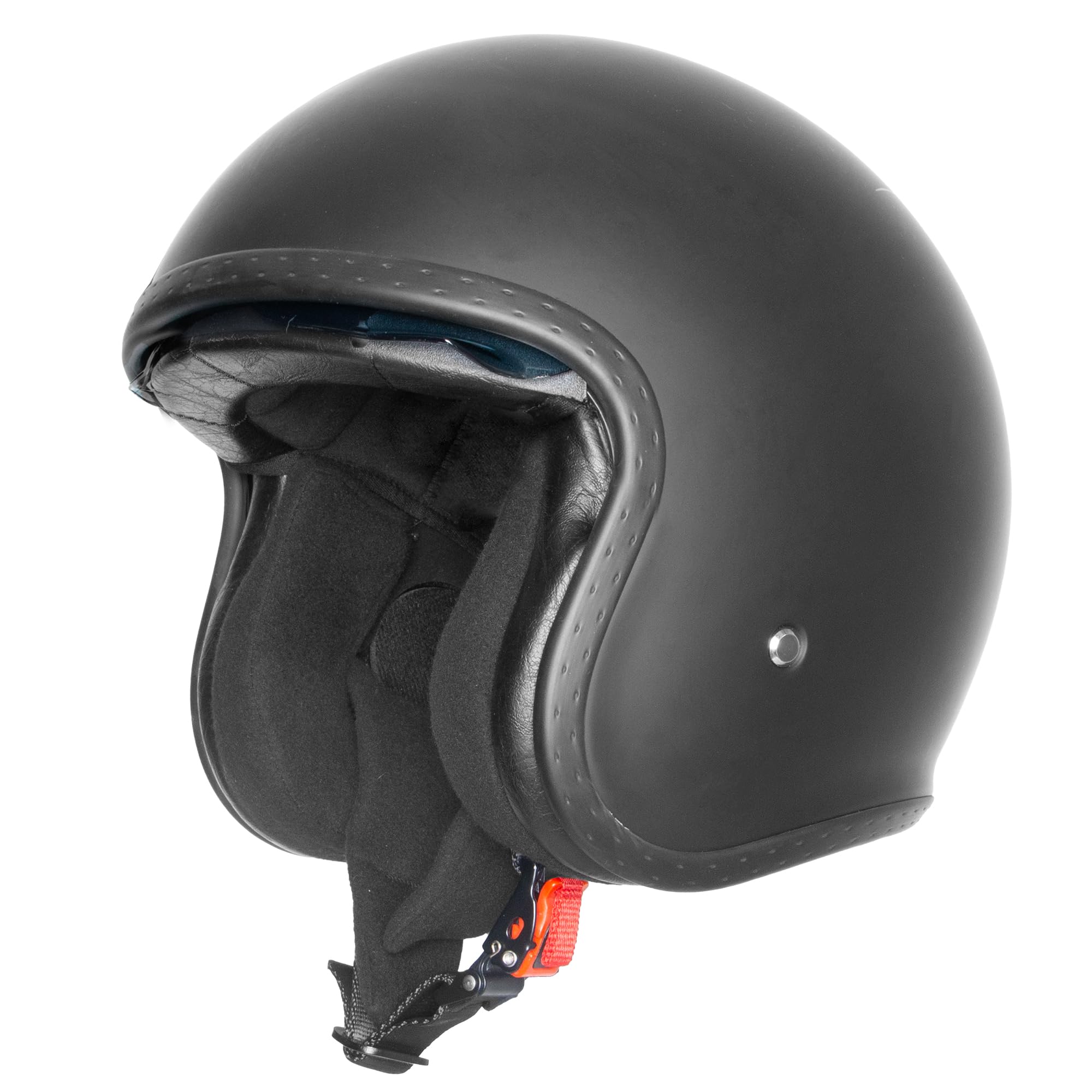 Zorax Negro Mate XXL (63-64cm) ZOR-601 Casco Moto Jet Abierto con Interior Visera Mujer y Hombre para Motocicleta Ciclomotor y Scooter Bicicleta ECE 2206 Homologado
