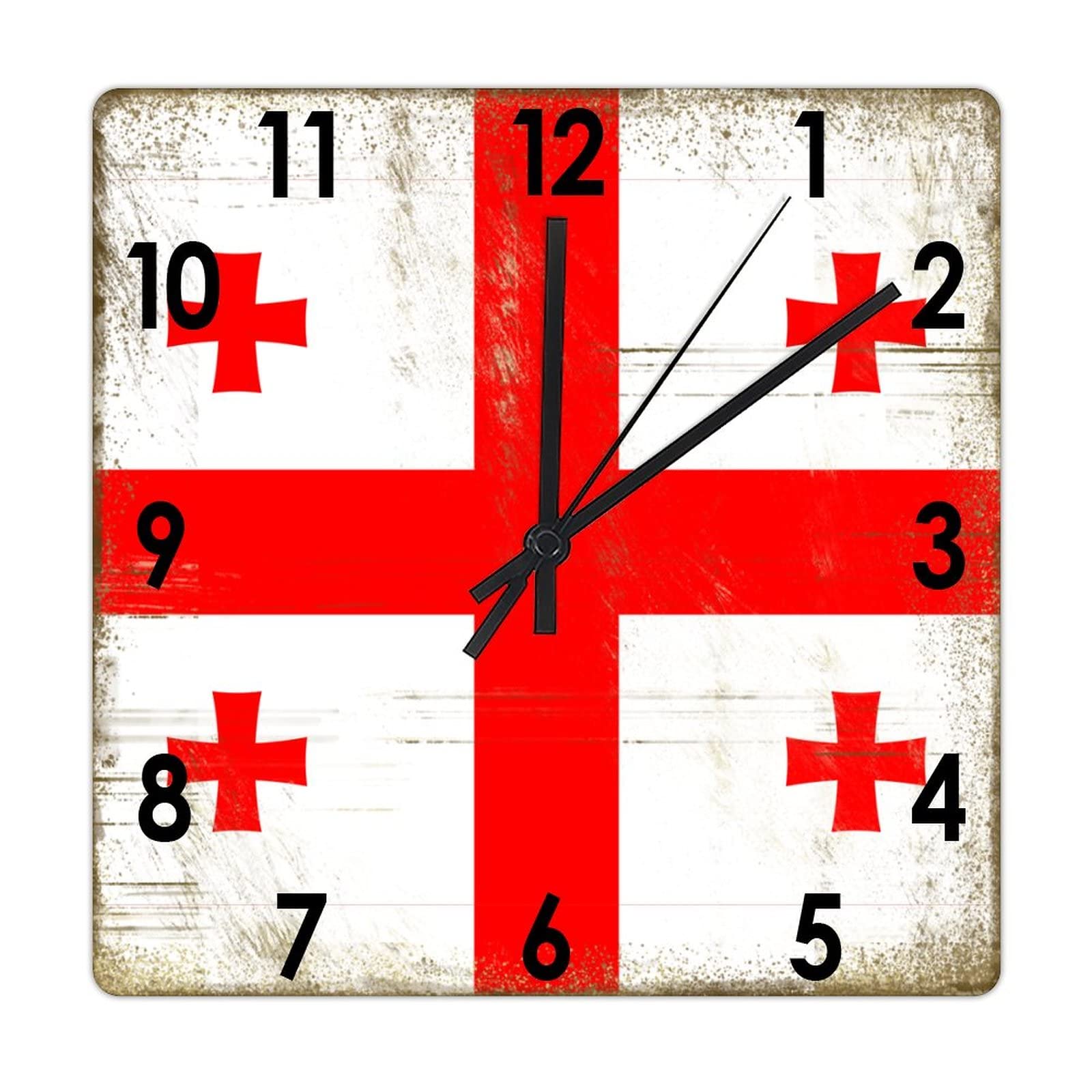 Horloge murale en bois shabby chic style rétro chic de qualité