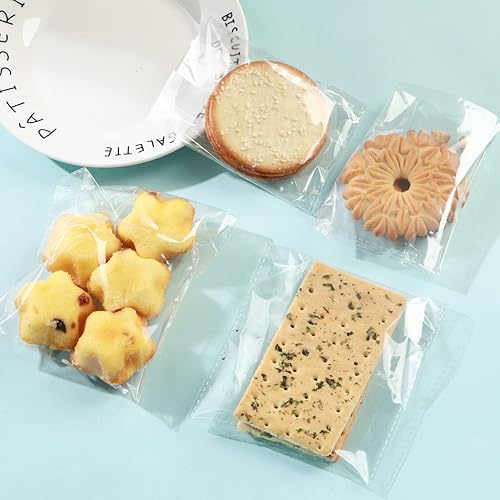 Miniatura 6 de Bolsas de celofán resellables de 4 x 6 pulgadas, 1000 piezas, bolsas autosellantes para productos de embalaje, bolsas de celofán autoadhesivas a