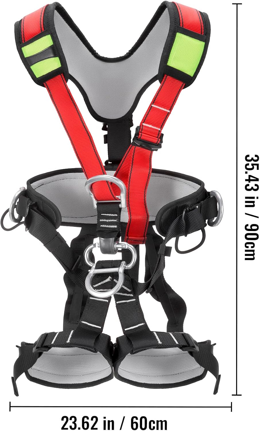 Happybuy Safety Climbing Harness Fall Protection Rock Climbing Equip Gear Rappelling Harness Ideal for Rock Climbing Floor Escape Rappelling Roofing Working and Other Activities : Sports & Outdoors