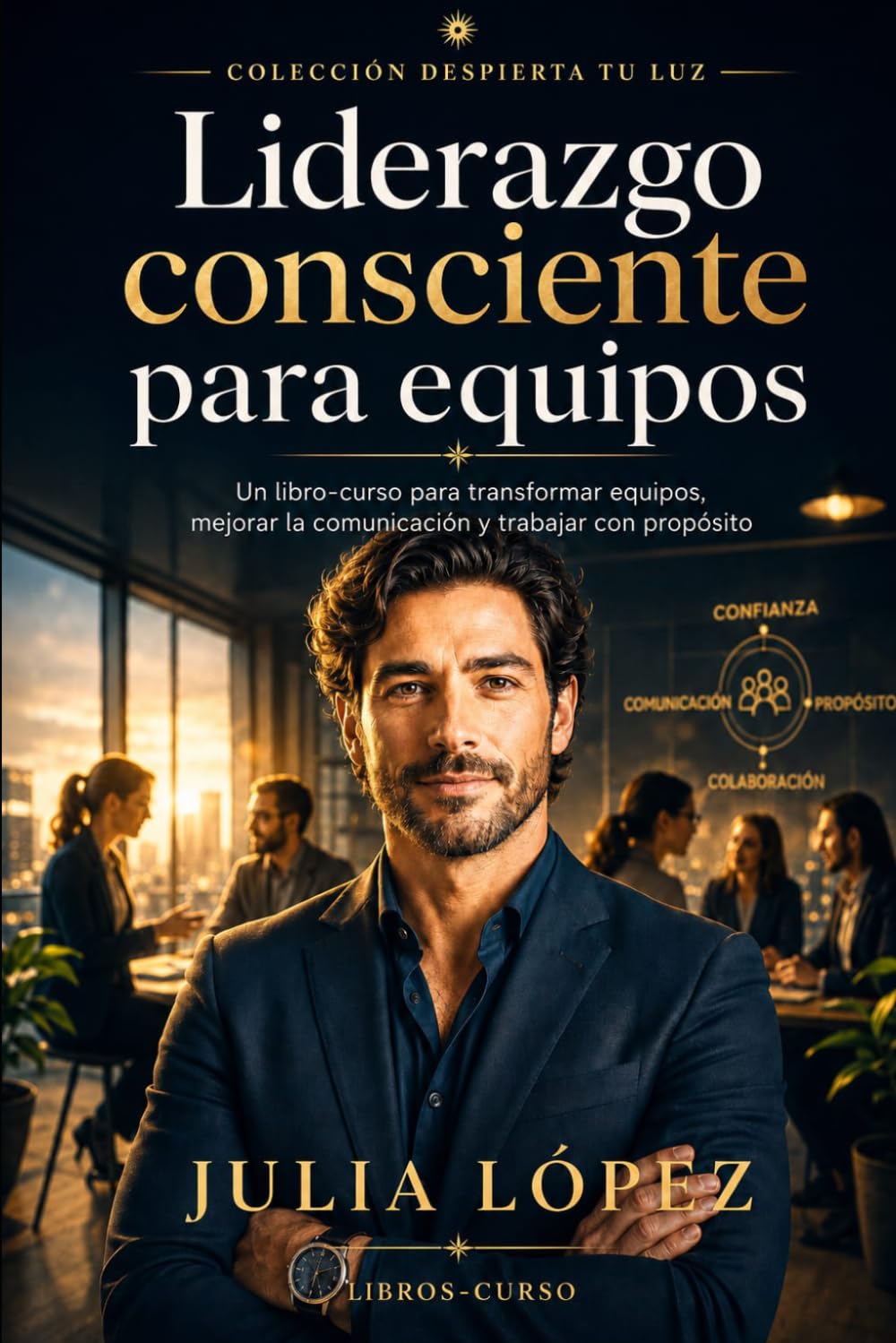Liderazgo consciente para equipos: Un libro-curso para mejorar la comunicación, fortalecer la confianza y trabajar con propósito (Despierta tu Luz)