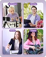 Vista 7 de PoP voice Micrófono profesional para iPhone, micrófono omnidireccional de solapa Lavalier para iPad, iPod, micrófono de condensador para grabación